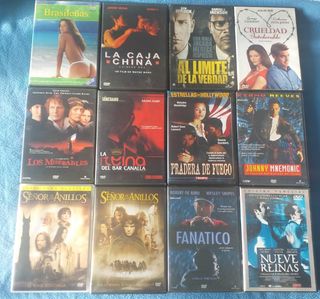 12 Peliculas dvd