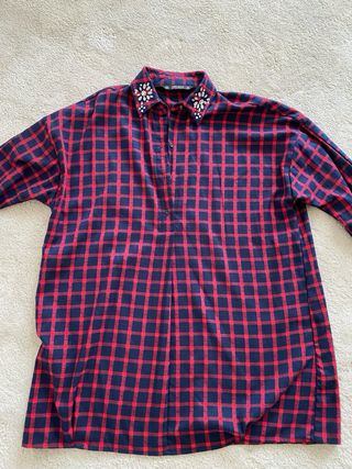 Vestido camisero zara talla M