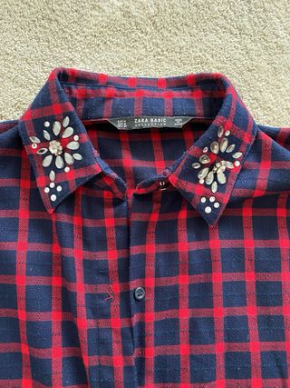 Vestido camisero zara talla M