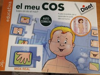 Juego Puzzle El meu cos de Diset