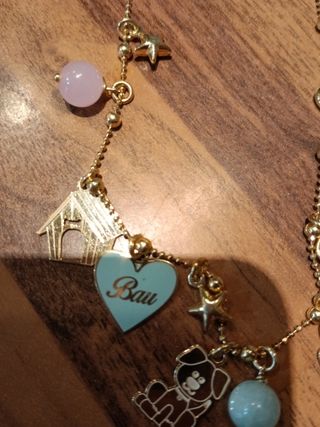 Collana argento e tanti charms
