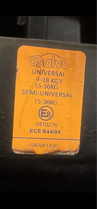 Vendo silla a salvo con tres posiciones