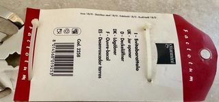 Svitabarattolo acciaio inox giannini