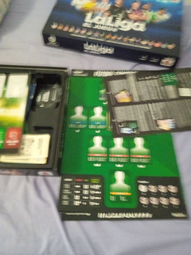 Juego de mesa de fútbol la liga española