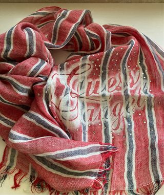 Sciarpa Guess in misto lino
