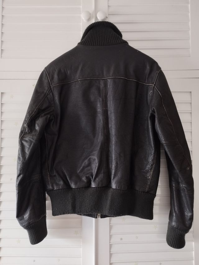 Cazadora de piel de búfalo Talla S/48