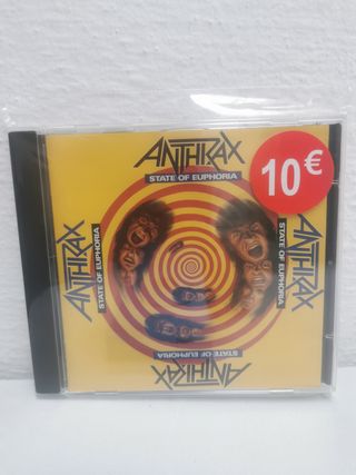 cd Anthrax state of euphoria original 1988