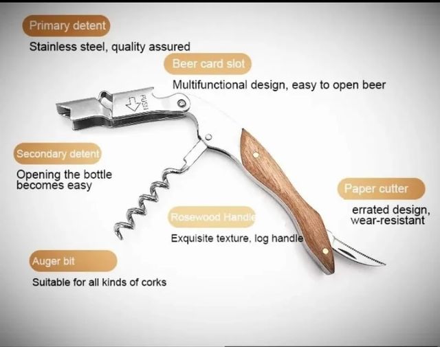 Il Miglior Apribottiglie Tiracorki NUOVO Dura Anni