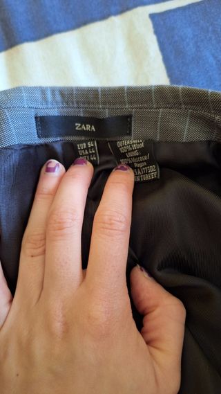 Americana gris de Zara