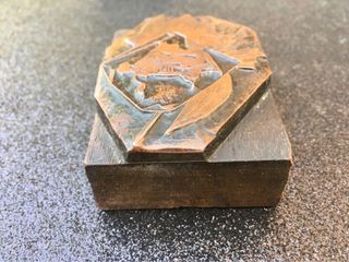 Sello imprenta fundición Neufville Barcelona