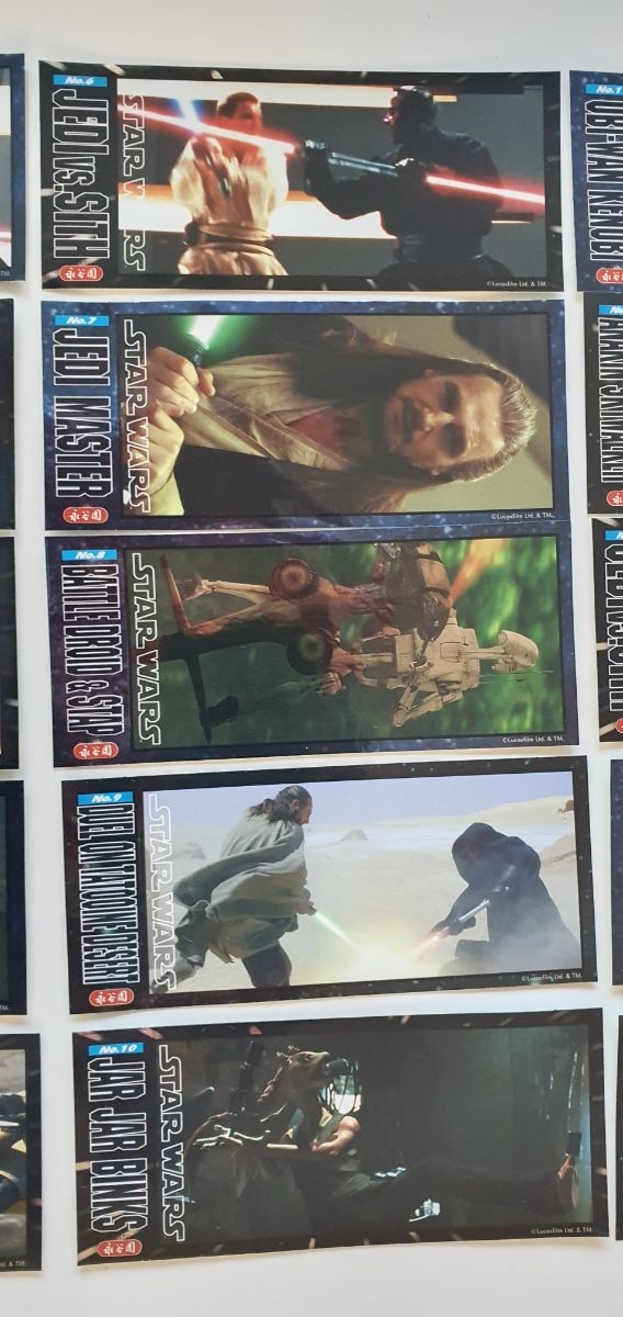 Star wars: set completo Nagatanien Japon