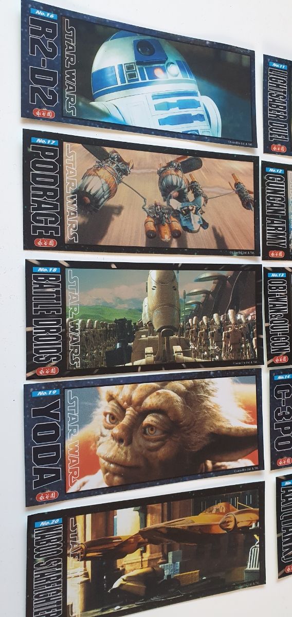 Star wars: set completo Nagatanien Japon