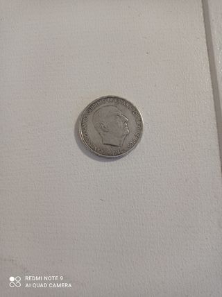 Moneda 100 pesetas plata