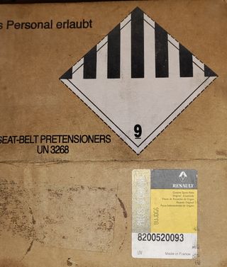 Pretensionatore airbag Megane 2