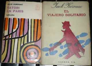 2 libros Cuentos y memorias de Jack Kerouac 