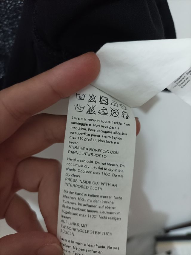 Blusa /t-shirt nera Marina Rinaldi