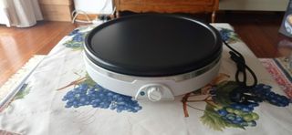 crepería industrial tamaño XL con placa de 38 cm