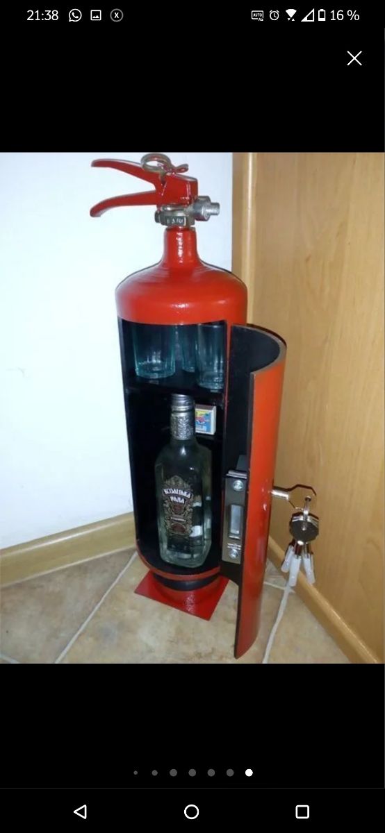 Extintor Auca, 3 kg, de polvo, sin revisar 2021