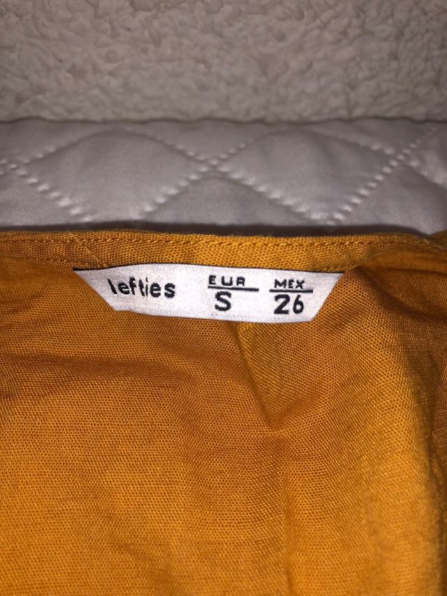 Vestido amarillo mostaza