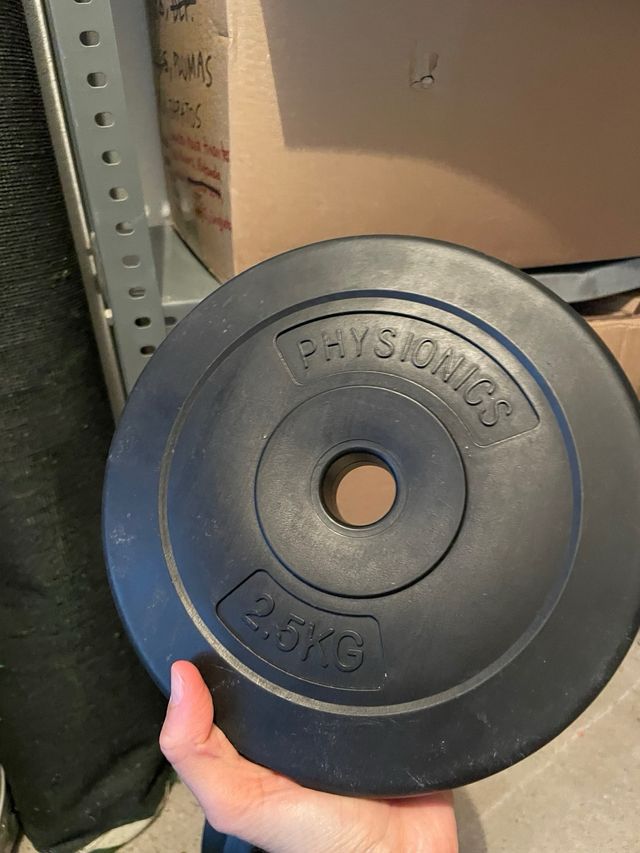 Mancuerna nueva con 8 pesos