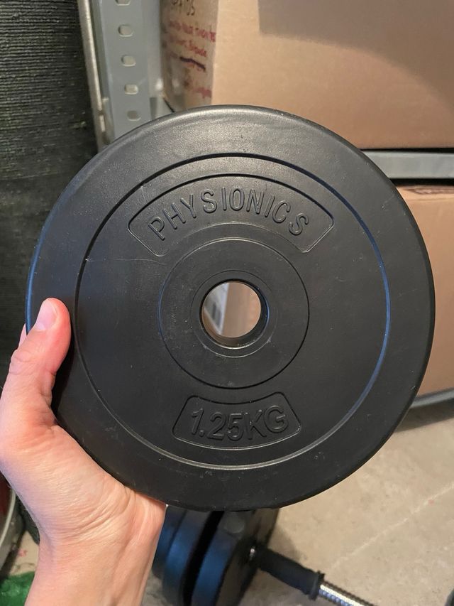 Mancuerna nueva con 8 pesos