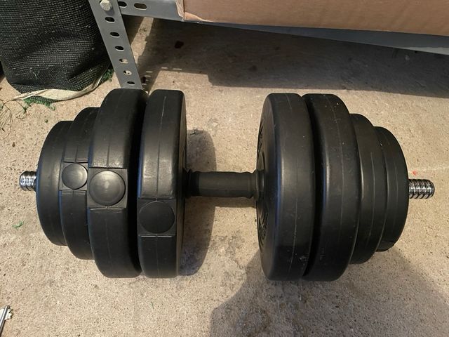 Mancuerna nueva con 8 pesos