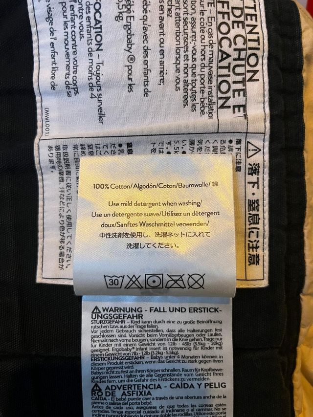 Mochila bebé porteo Ergobaby