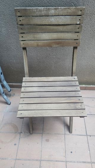 Silla terraza (en persona)