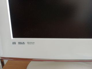 Pantalla Televisión color blanco Samsung