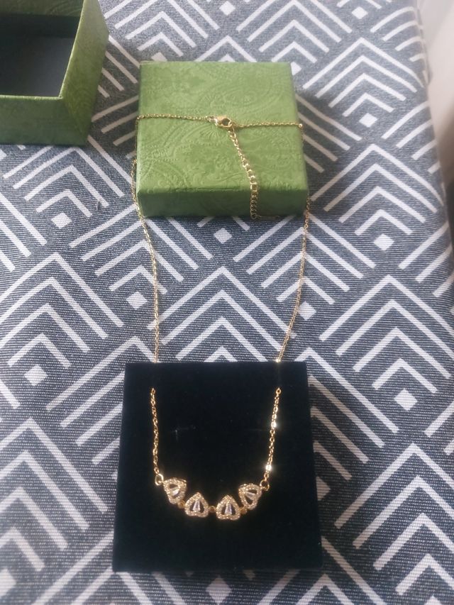 Collana donna quadrifoglio cuori