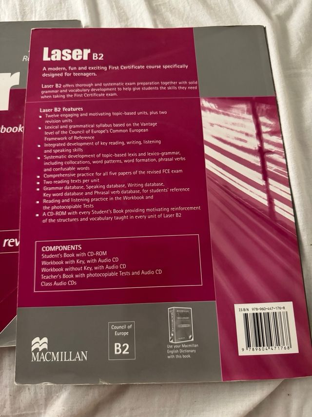 Libros de Laser B2 inglés