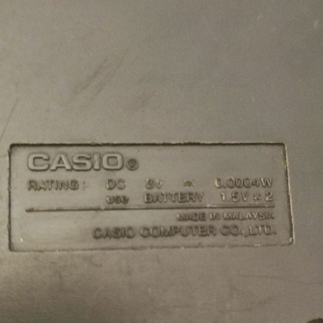 Calculadora súper científica Casio