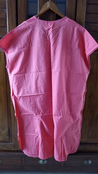 Vestido Playa con cinturón coral Unit Talla 3 / M