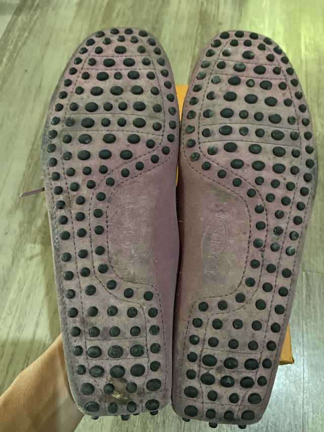 Moccassino unisex tg 6/42 rosa salmone