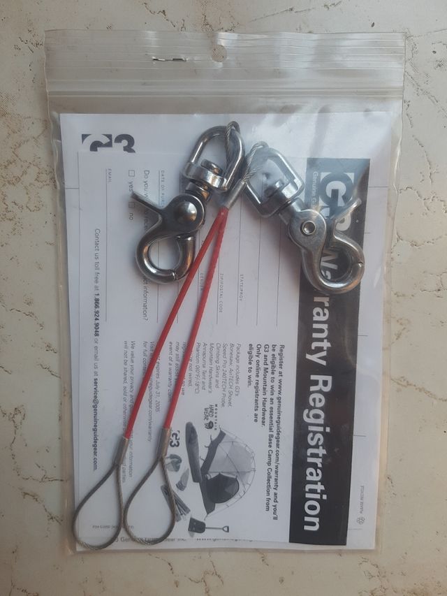 Gancio sci alpinismo e campeggio