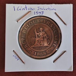 1 céntimo Indochina Francesa 1888