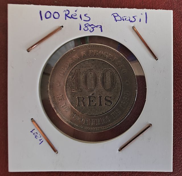 100 Reis Brasil 1889