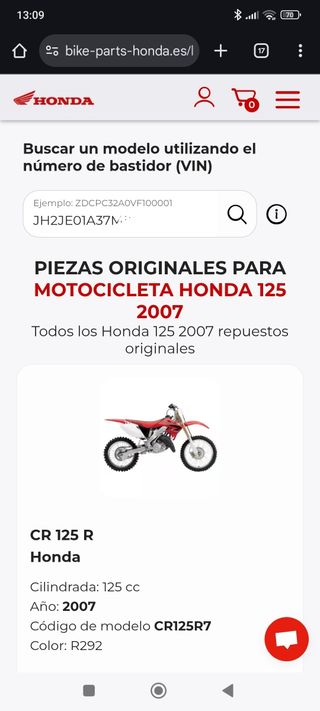Honda CR 125 R 2007