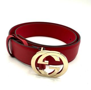 Cinturon rojo Gucci