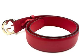 Cinturon rojo Gucci