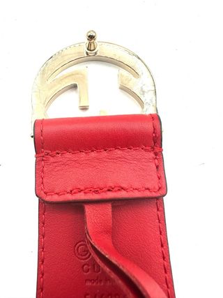 Cinturon rojo Gucci