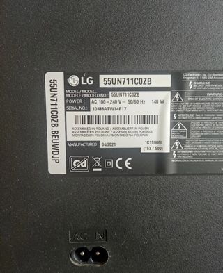 Set 3 TIRAS LED TV LG 55UN711C0ZB
