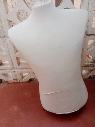 Torso maniquí de tela