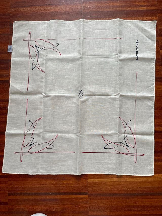 Carré/bandana Jacob Cöhen lino e cotone