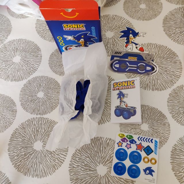 Juguete Happy meal Sonic