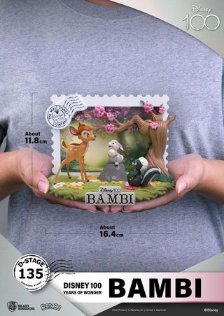 100° anniversario del diorama Bambi di Beast Kingdom