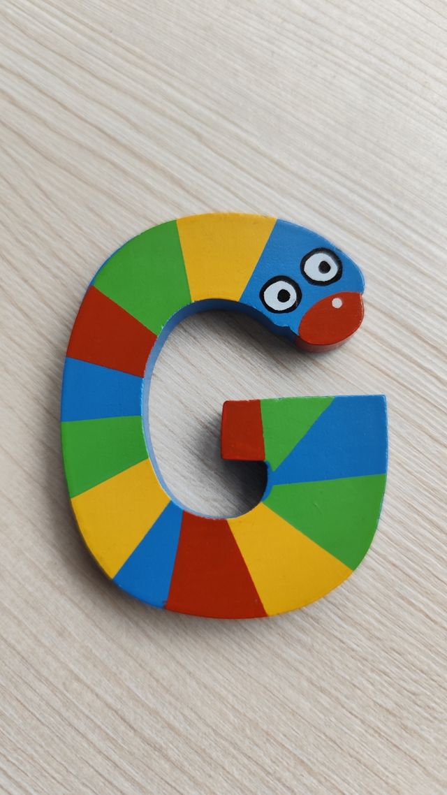 Letra G Infantil de Animales