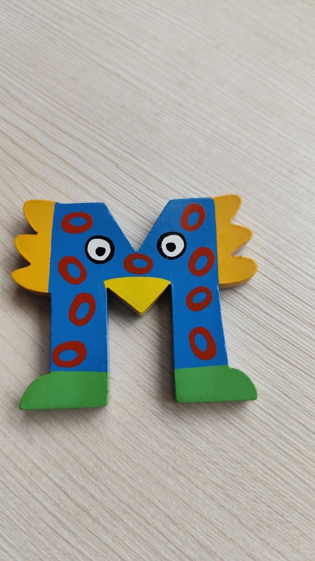 Letra M Infantil de Animales