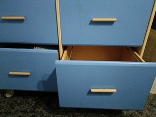 Mueble con cajones azul RECOGER EN LLEIDA