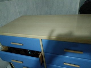 Mueble con cajones azul RECOGER EN LLEIDA
